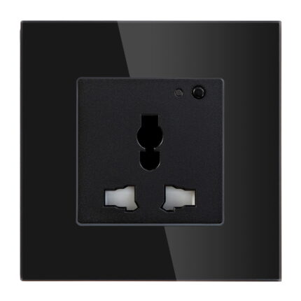 SSW-405UZ -B - Admore 13A 1 Gang Black Zigbee Universal Switch Socket