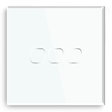 SSW-003Z - Admore 3 Gang White Zigbee Smart Touch Switch