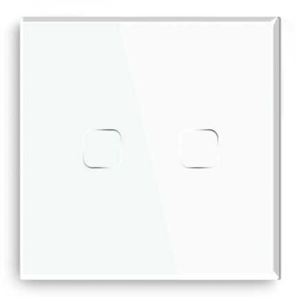 SSW-002Z - Admore 2 Gang White Zigbee Smart Touch Switch