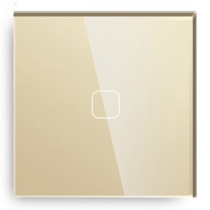 SSW-001Z-G - Admore 1 Gang Gold Zigbee Smart Touch Switch