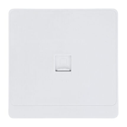 P-W438 - Telephone Socket 1G Secondary -PC Classic Range: White