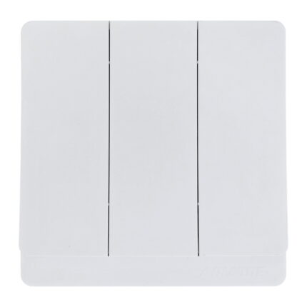 P-W006 - 3 Gang 2 Way Switch -PC Classic Range: White