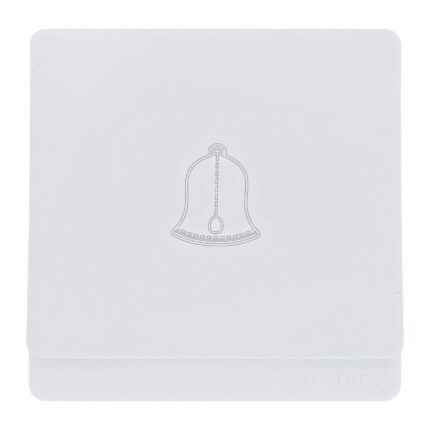 P-W017 - 10A Bell Push Switch -PC Classic Range: White
