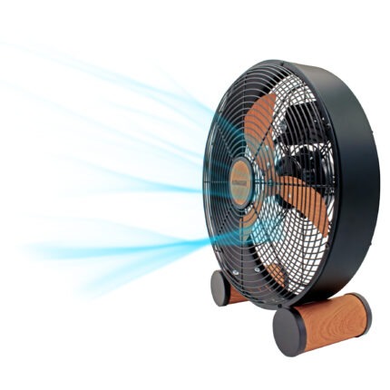 A-DTF30 - Admore 12" Metal Drum Sleek Table Fan