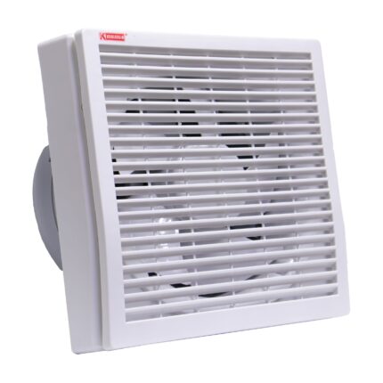 K-F8 - Khaleegia 8" Square Auto Single Shutter Glass Mounting Exhaust Fan