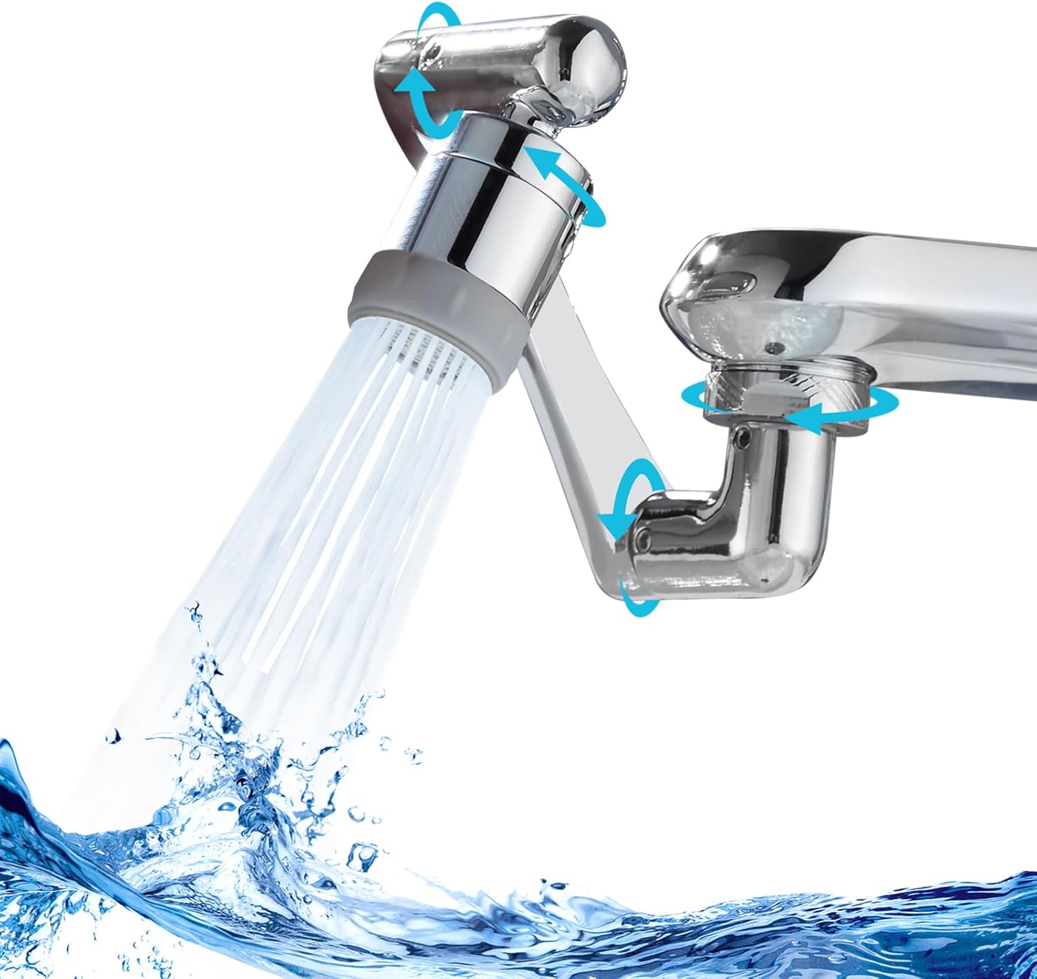 ST-11 Eurospring 1080° Swivel Robotic Arm Faucet Extender Aerator (Model: ST-11) - Image 1