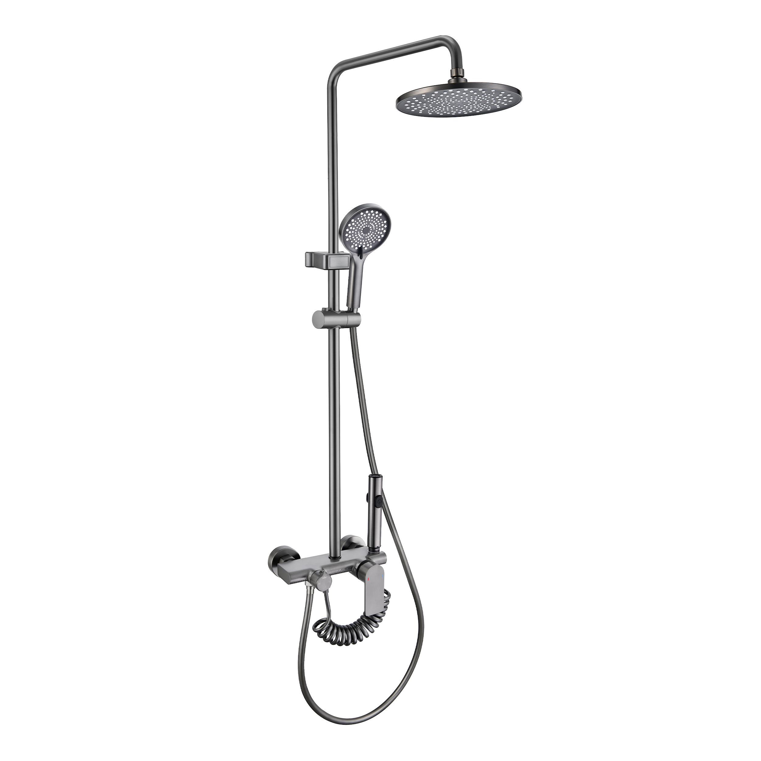 SK-10B Eurospring Capri 4-Function Shower Column Set - Metallic Gunmetal (Model: SK-10B) - Image 1