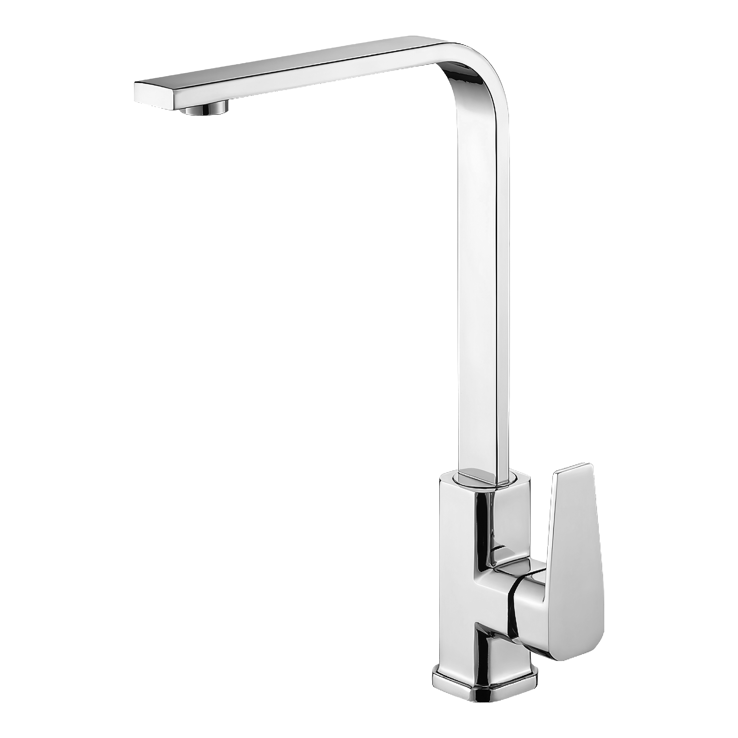 Untitled-1_0000_E-BM4 E-BM4 - Eurospring Modern Square Kitchen Mixer Tap - Single Lever, Solid Brass - Image 1